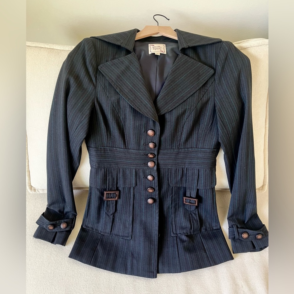 Nanette Lepore Pinstripe Blazer